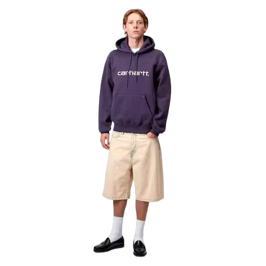 Felpa Carhartt Wip Hooded Carhartt Sweat - Lokers / Salt - Felpe di Carhartt Wip | Francis Concept