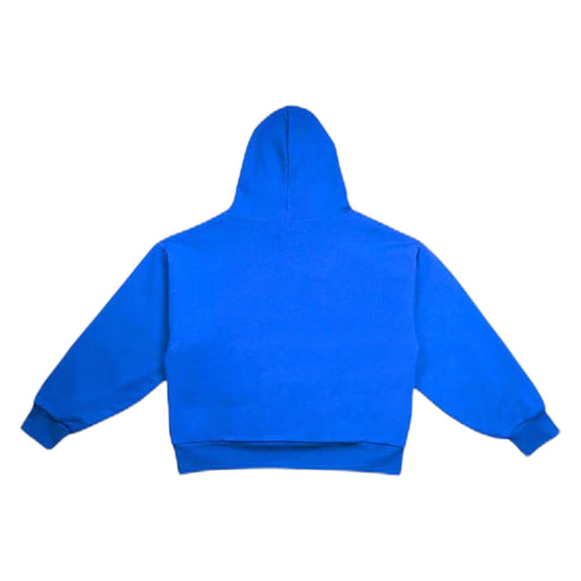 Felpa Garment Workshop Double Layer Hoodie With Double Embroidery - Brady Blue - Felpe di Garment Workshop | Francis Concept