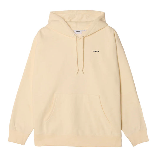 Felpa Obey Icon Stencil Flame Fleece - Unbleached - Felpe di Obey | Francis Concept