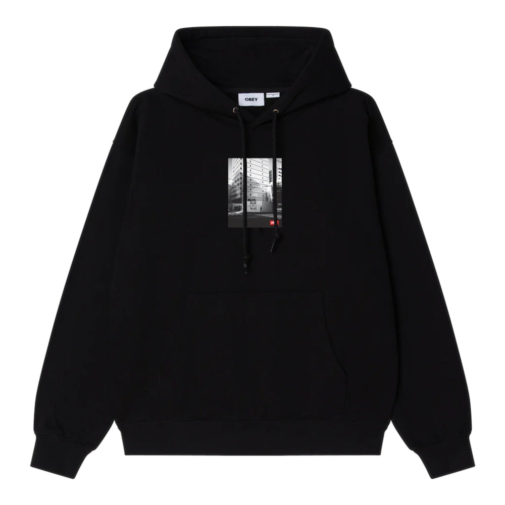 Felpa Obey Osaka Photo Fleece - Black - Felpe di Obey | Francis Concept