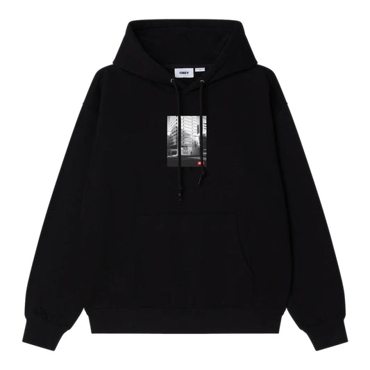 Felpa Obey Osaka Photo Fleece - Black - Felpe di Obey | Francis Concept