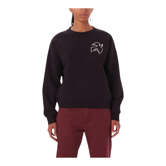Felpa Obey Peace Dove Crew Fleece - Digital Black - Felpe di Obey | Francis Concept