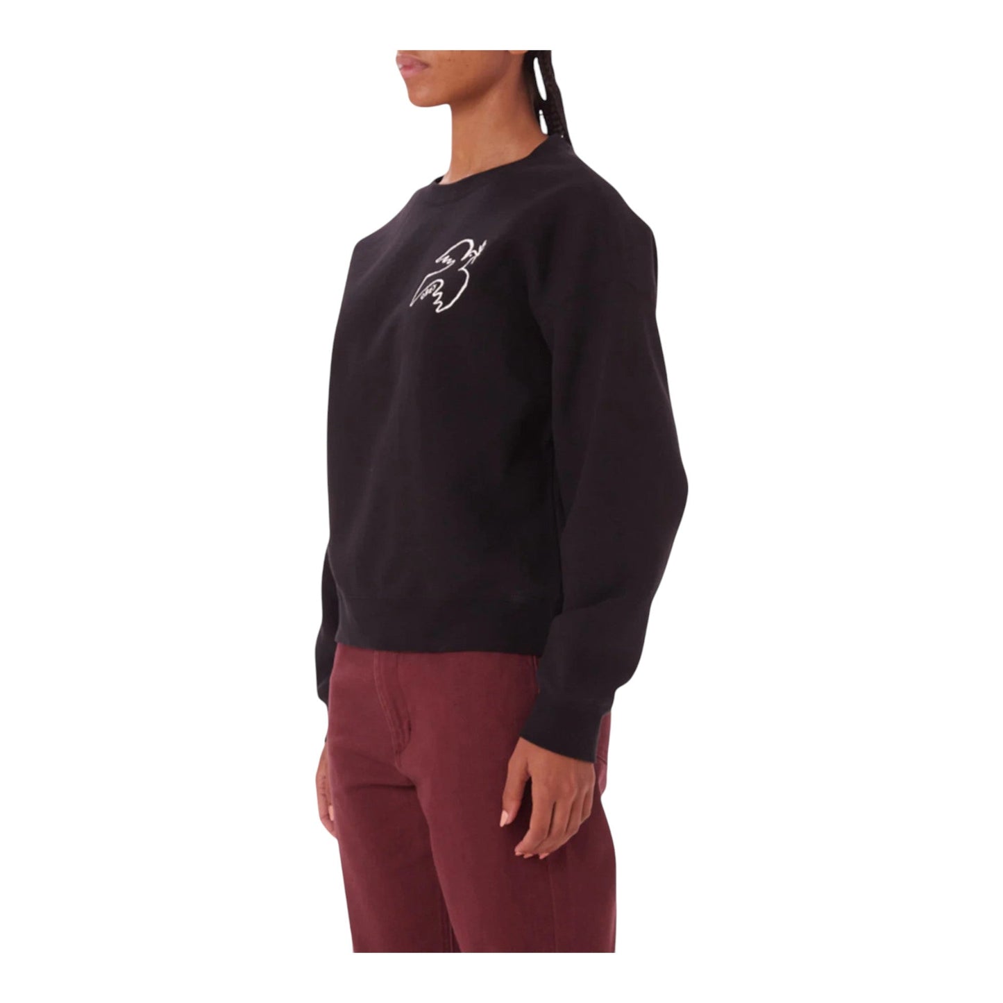 Felpa Obey Peace Dove Crew Fleece - Digital Black - Felpe di Obey | Francis Concept