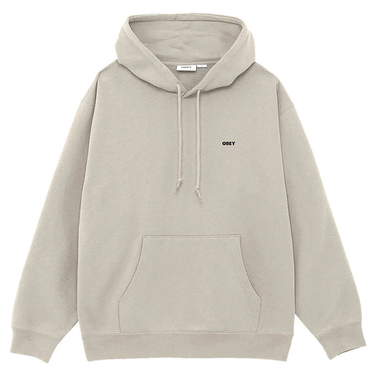 Felpa Obey World In Flames Fleece - Moonstruck - Felpe di Obey | Francis Concept