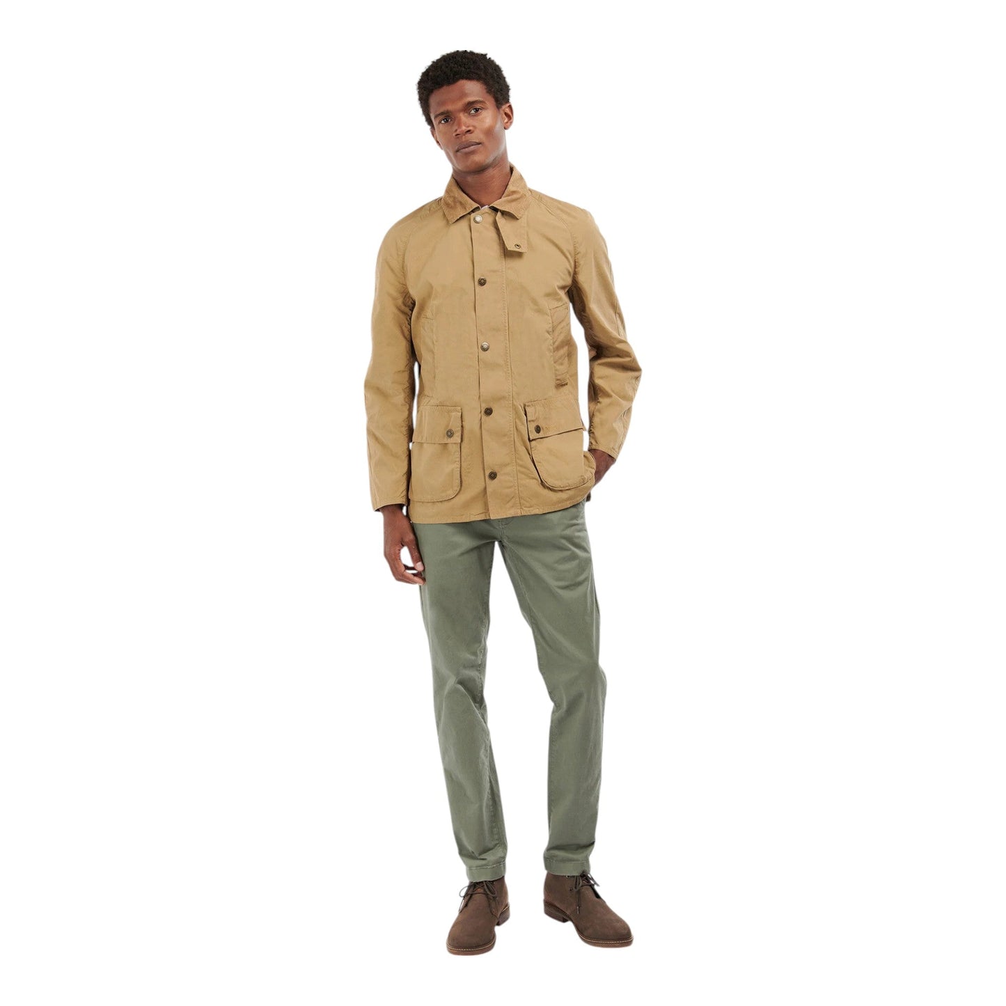Giacca Barbour Ashby Casual Jacket - Stone - Giacche di Barbour | Francis Concept