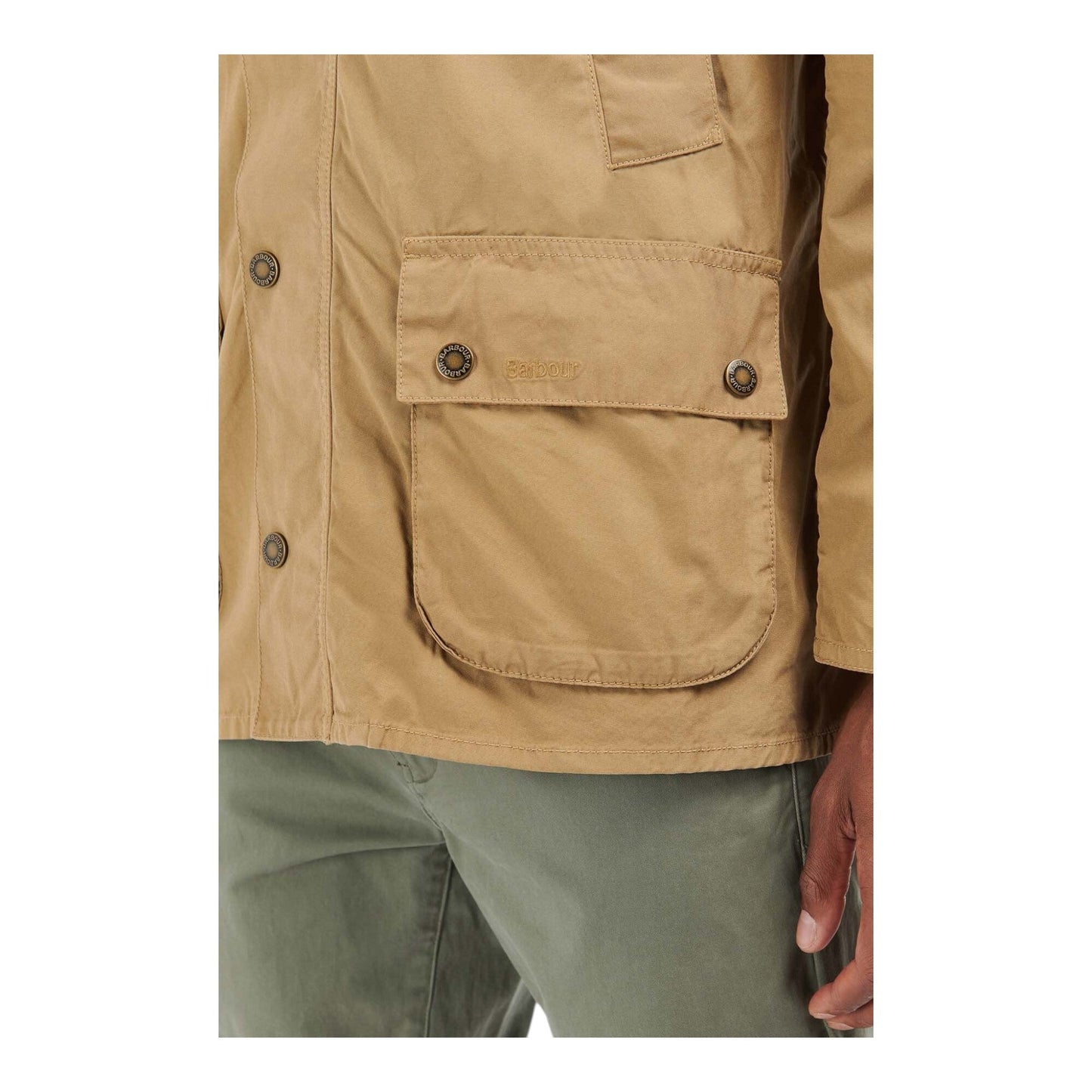 Giacca Barbour Ashby Casual Jacket - Stone - Giacche di Barbour | Francis Concept