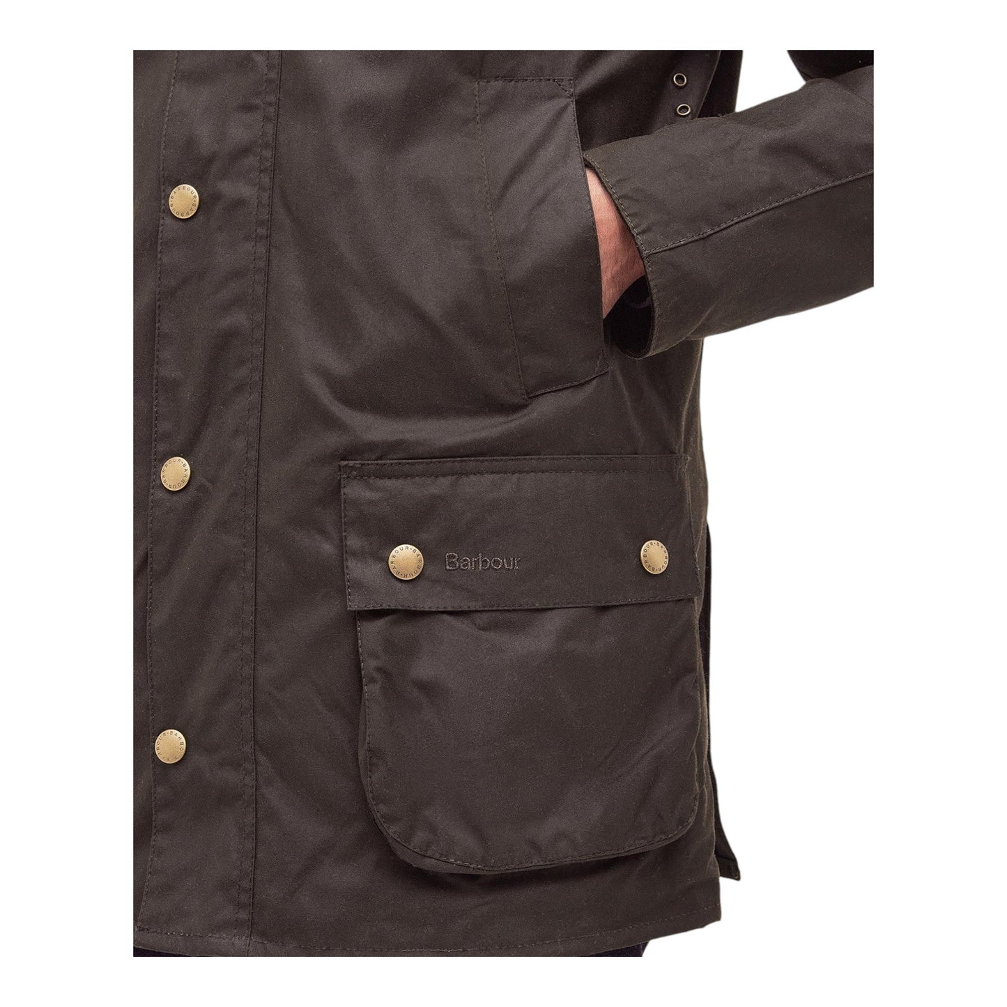 Giacca Barbour Ashby Wax Jacket - Olive - Giacche di Barbour | Francis Concept