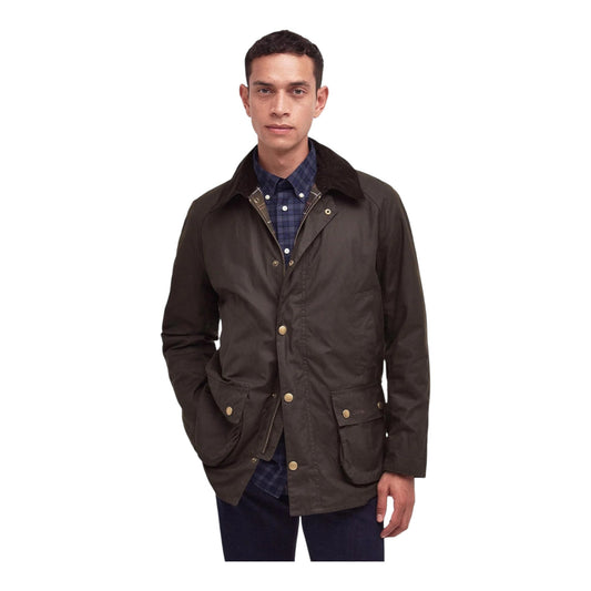 Giacca Barbour Ashby Wax Jacket - Olive - Giacche di Barbour | Francis Concept