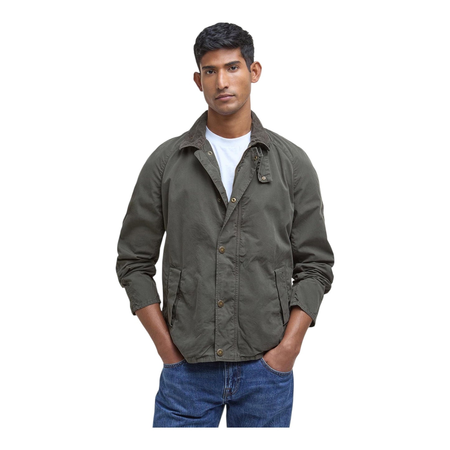 Giacca Barbour Tracker Casual Jacket - Olive - Giacche di Barbour | Francis Concept