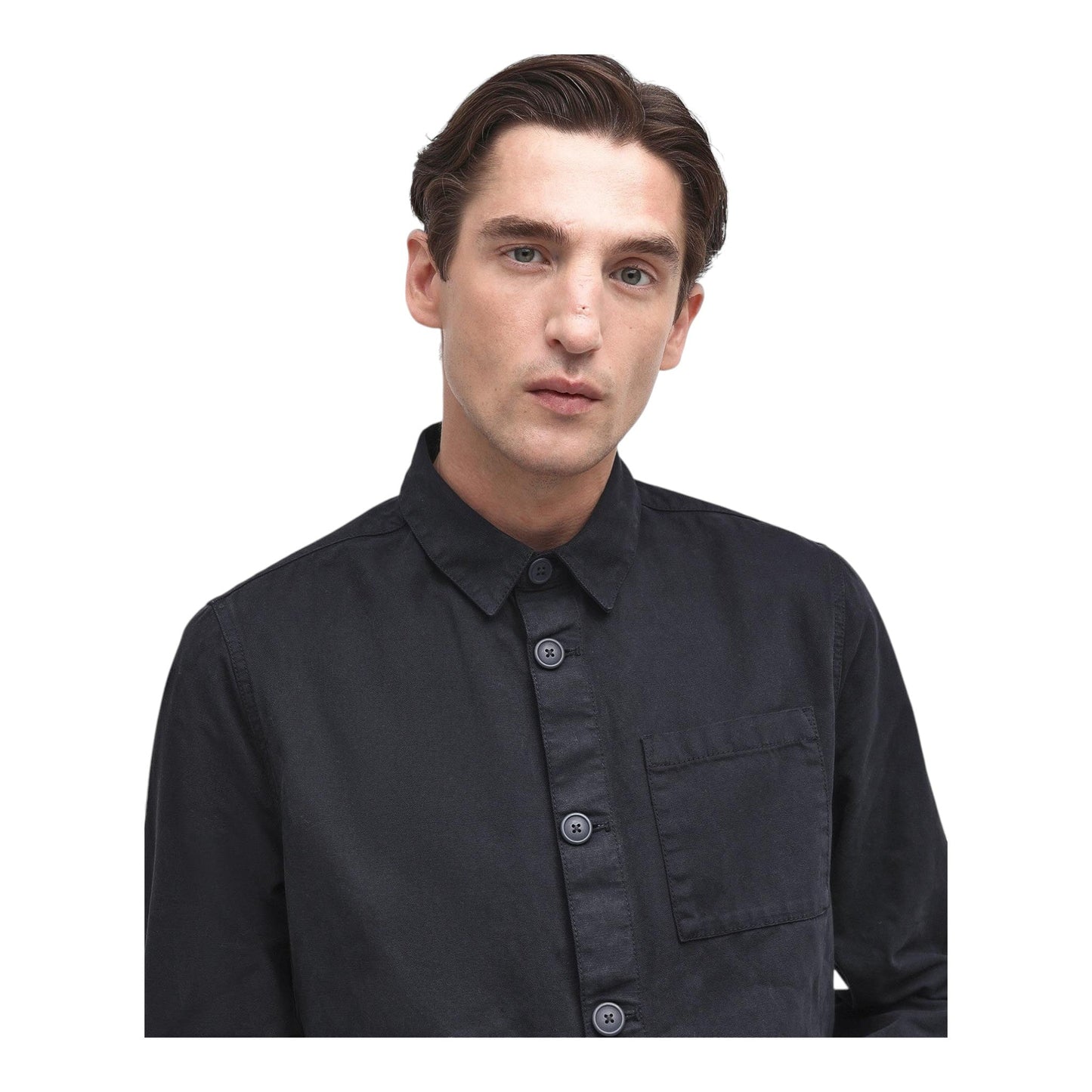 Giacca Barbour Washed Overshirt - Navy - Giacche di Barbour | Francis Concept