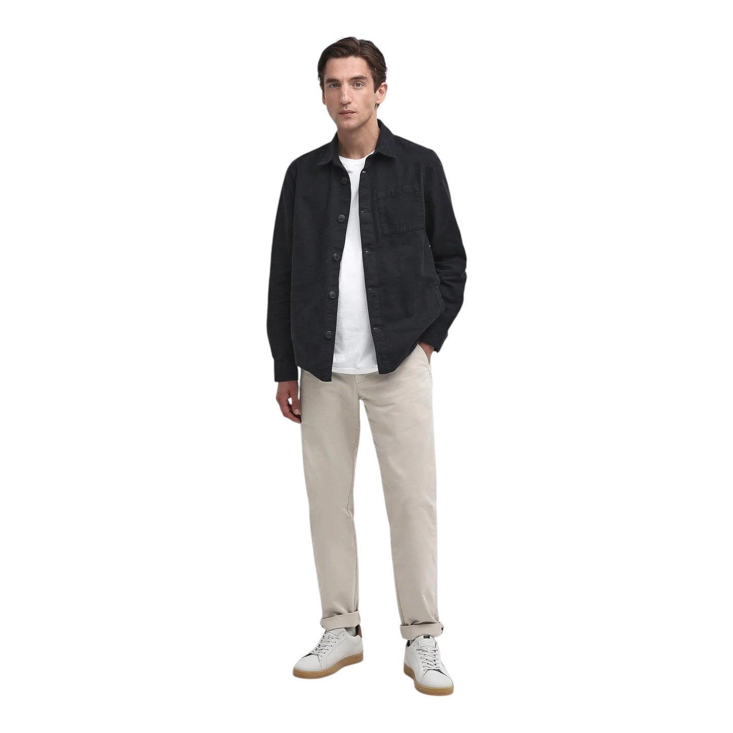 Giacca Barbour Washed Overshirt - Navy - Giacche di Barbour | Francis Concept