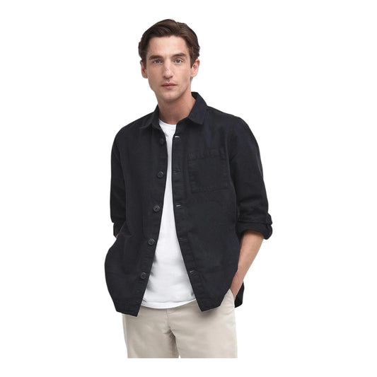 Giacca Barbour Washed Overshirt - Navy - Giacche di Barbour | Francis Concept