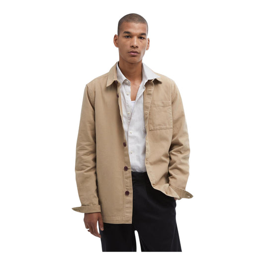 Giacca Barbour Washed Overshirt - Washed Stone - Giacche di Barbour | Francis Concept