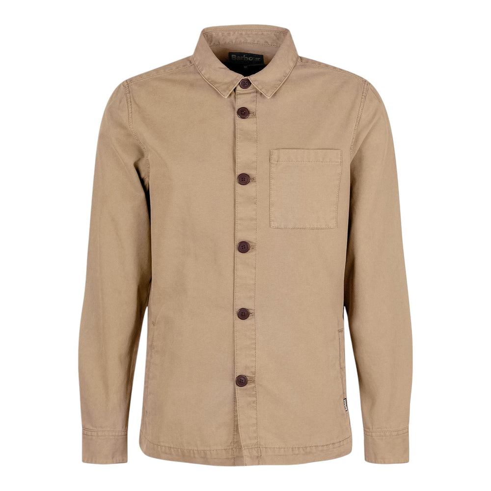Giacca Barbour Washed Overshirt - Washed Stone - Giacche di Barbour | Francis Concept