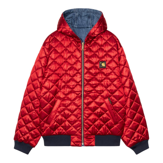 Giacca Carhartt Wip 50 Years Anniversary OG Active Jacket Denim - Blue / USA Red Stone Bleached - Giacche di Carhartt Wip | Francis Concept