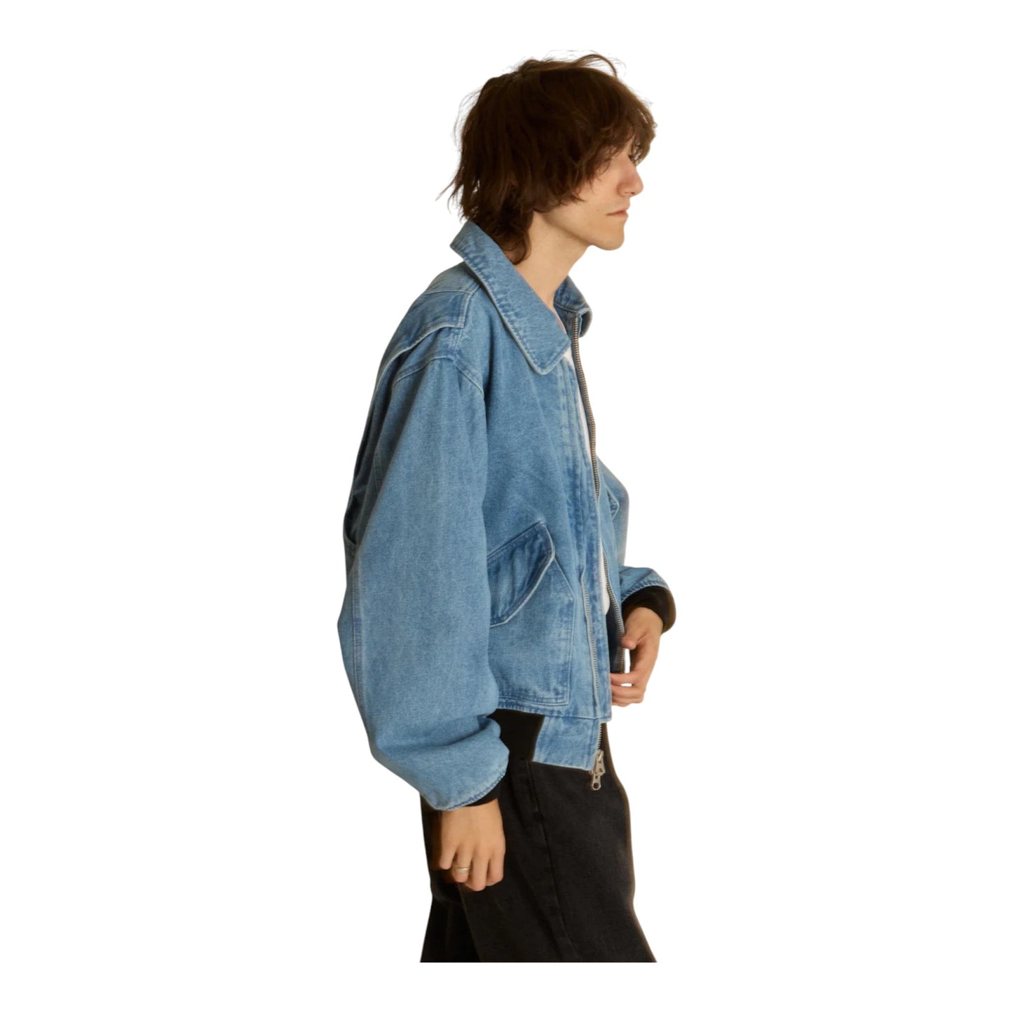 Giacca Obey Denim Cwu Jacket - Light Indigo - Giacche di Obey | Francis Concept