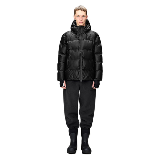 Giacca Rains Antipioggia Unisex Alta Puffer Jacket W3T3 - Nero - Giacche di Rains | Francis Concept