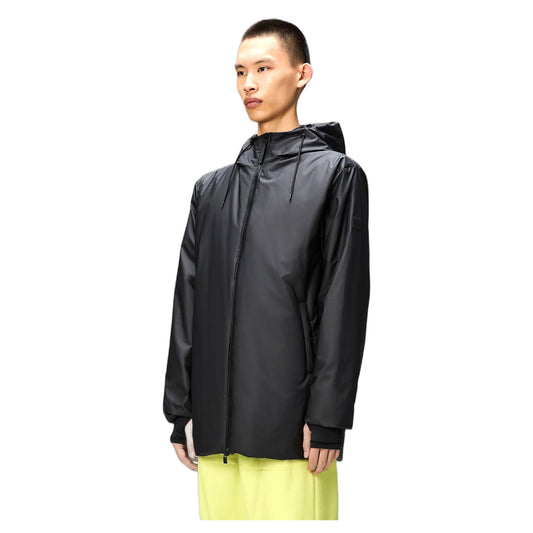 Giacca Rains Antipioggia Unisex Lohja Long Jacket W3T2 - Nero - Giacche di Rains | Francis Concept