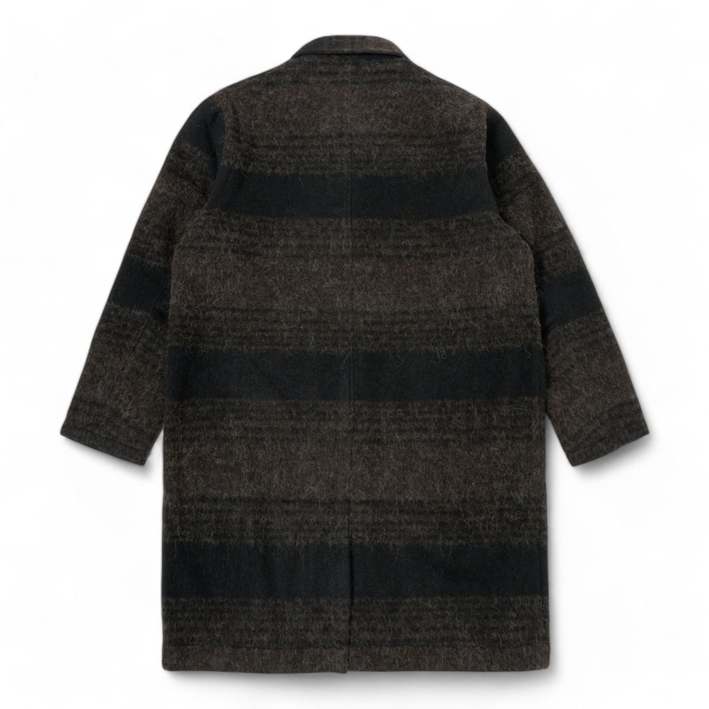 Giacca Universal Works Account Coat In Alpaca - Brown/Black - Giacche di Universal Works | Francis Concept