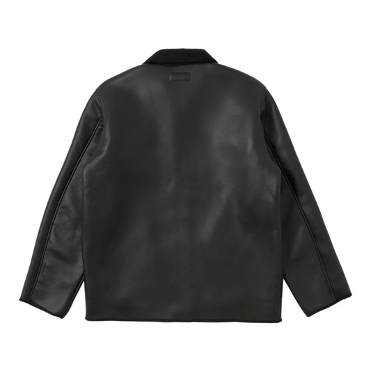 Giacca Universal Works Gower Jacket Not Shearling - Black - Giacche di Universal Works | Francis Concept