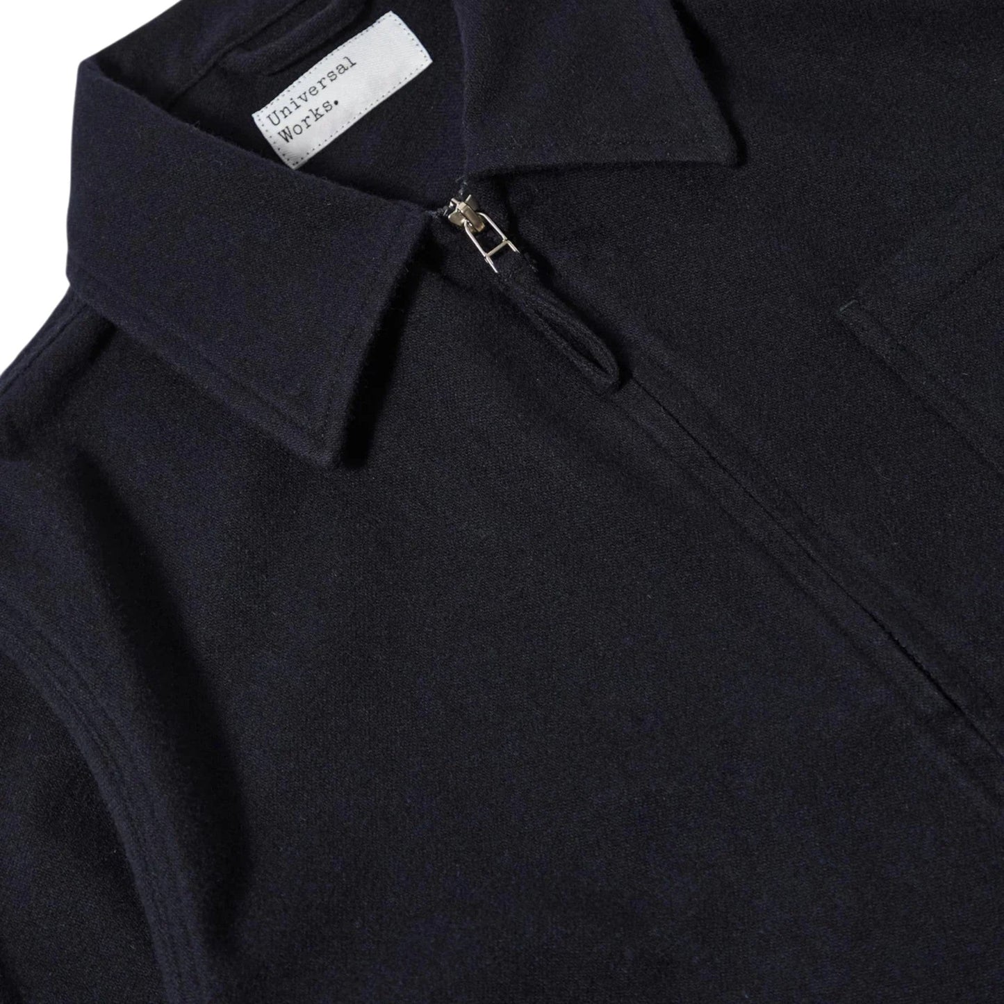 Giacca Universal Works Rose Bowl Jacket Soft Recycled Wool - Dark Navy - Giacche di Universal Works | Francis Concept