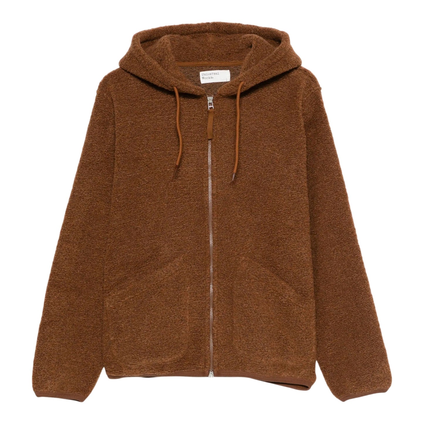Giacca Universal Works Travel Hoodie Alvar Fleece - Cumin - Giacche di Universal Works | Francis Concept