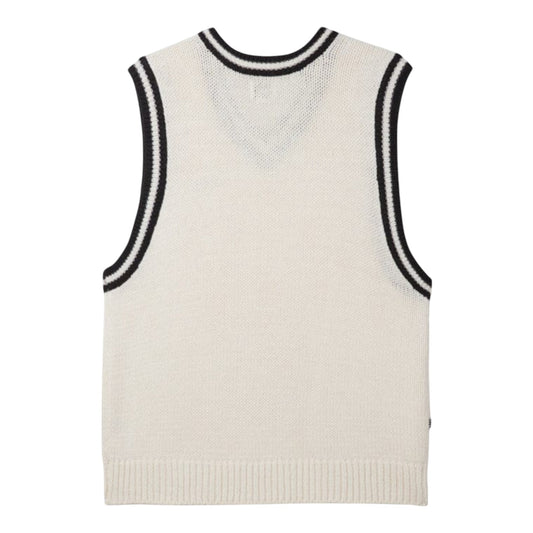 Gilet In Maglia Obey Alden Sweater Vest - Unbleached Multi - Maglieria di Obey | Francis Concept