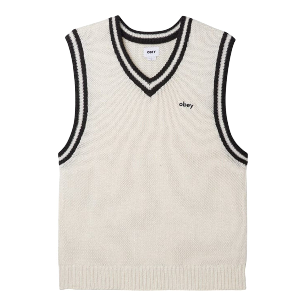 Gilet In Maglia Obey Alden Sweater Vest - Unbleached Multi - Maglieria di Obey | Francis Concept