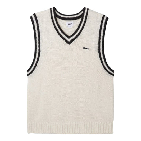 Gilet In Maglia Obey Alden Sweater Vest - Unbleached Multi - Maglieria di Obey | Francis Concept