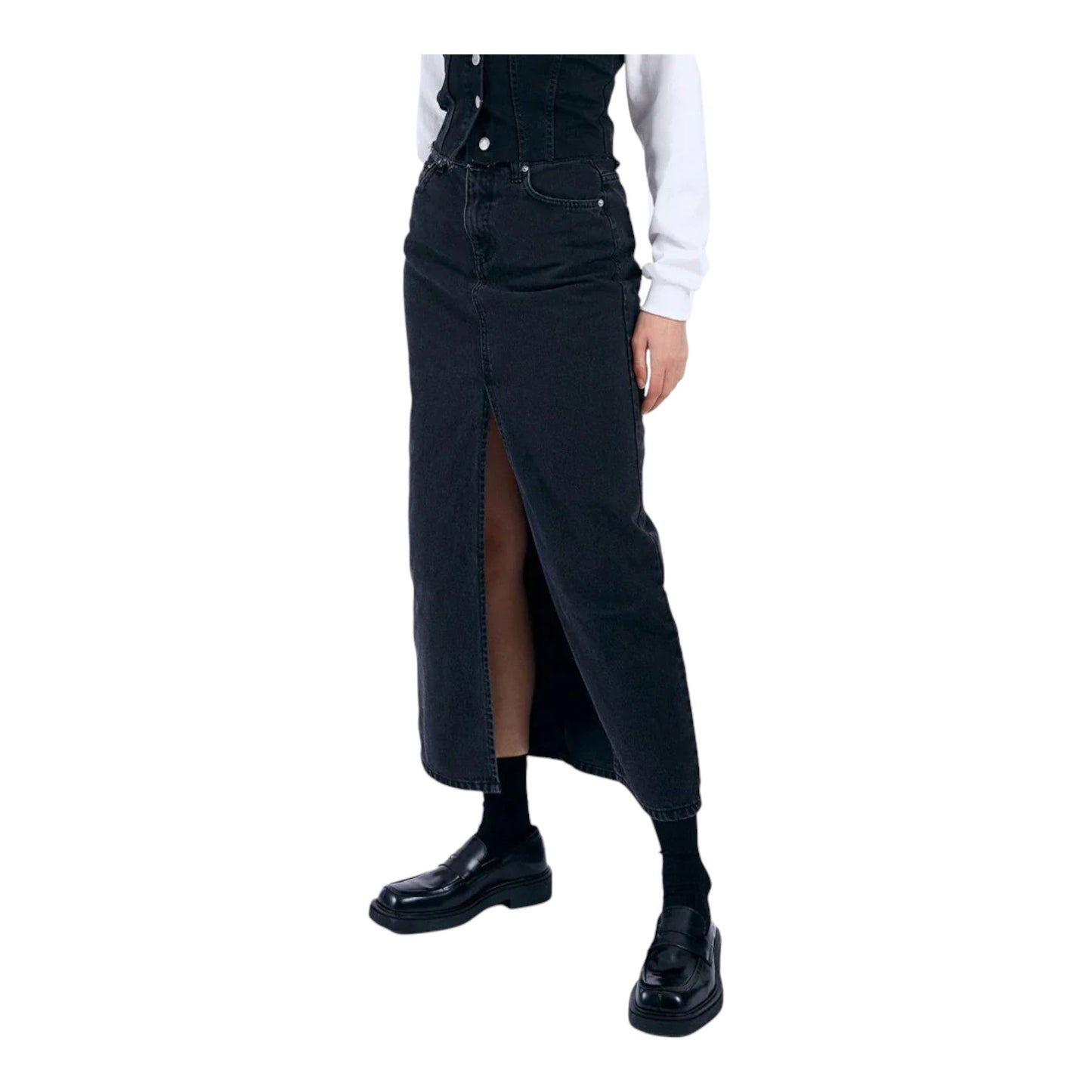 Gonna Dr.Denim Myra Skirt - Black Used - Gonne di Dr.Denim | Francis Concept