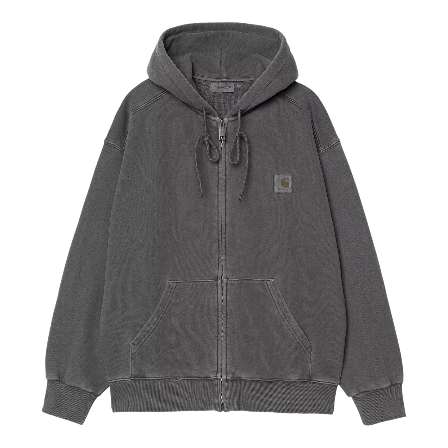 Carhartt Wip Hooded Nelson Jacket - Graphite Garment Dyed Francis Concept