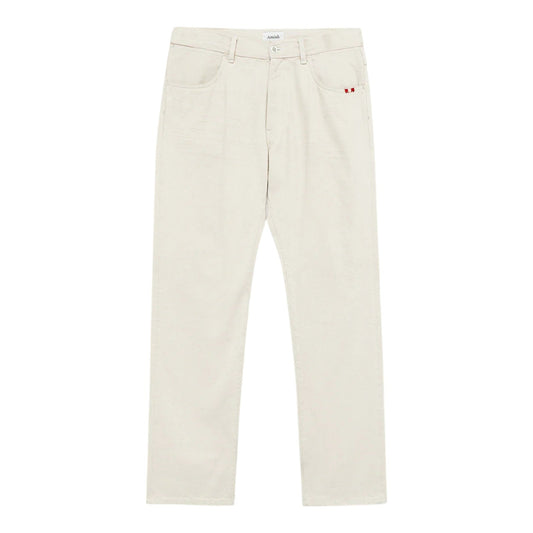 Jeans Amish James Cimosato Selvadge - Ecru - Pantaloni di Amish | Francis Concept