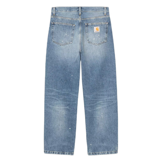 Jeans Carhartt Wip Landon Pant - Blue destroy wash, splatter