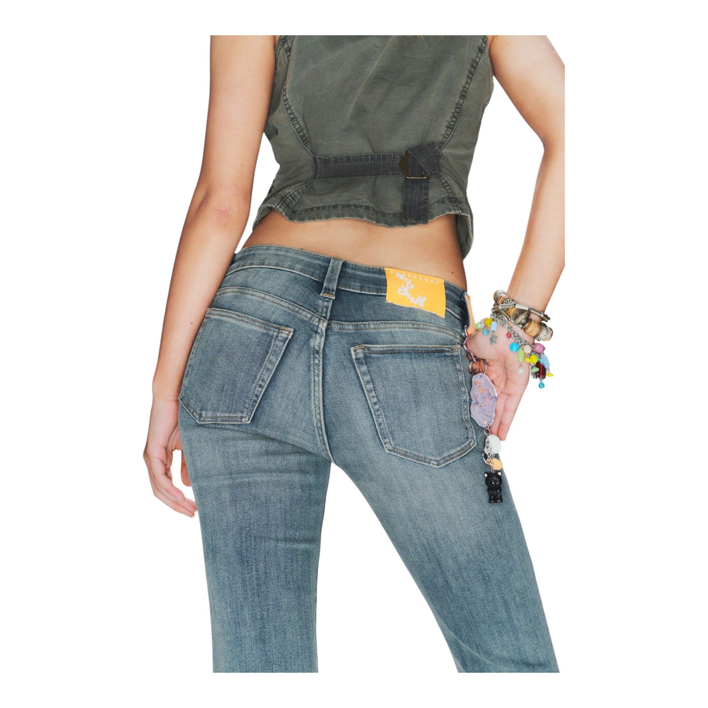 Jeans Cheap Monday Sleeze Low - Puddly Blue - Pantaloni di Cheap Monday | Francis Concept