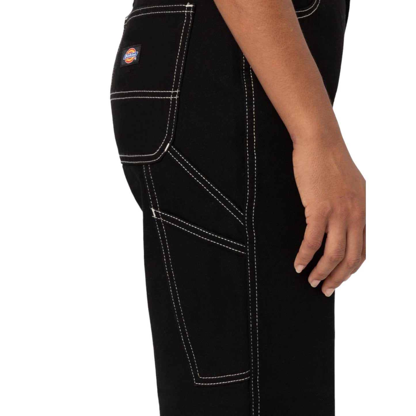 Jeans da donna Dickies Ellendale - Rinsed Black - Pantaloni di Dickies | Francis Concept