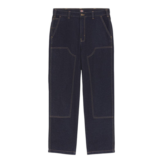 Jeans Dickies Madison Double Knee Utility Front - Denim Rinsed - Pantaloni di Dickies | Francis Concept