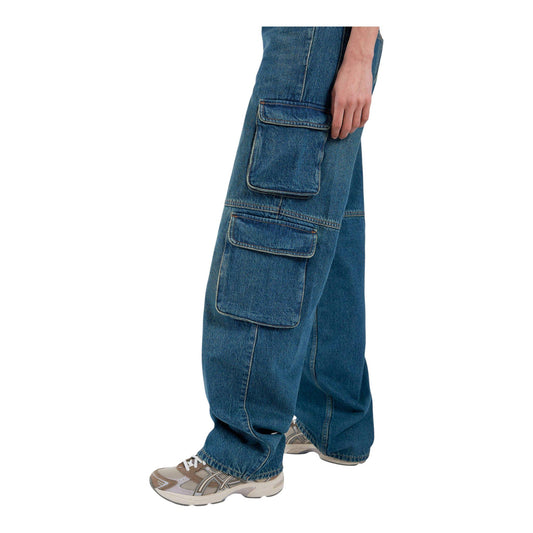 Jeans Dr Denim Hill Multi Cargo - Blu Stream Mid Greenish - Pantaloni di Dr.Denim | Francis Concept