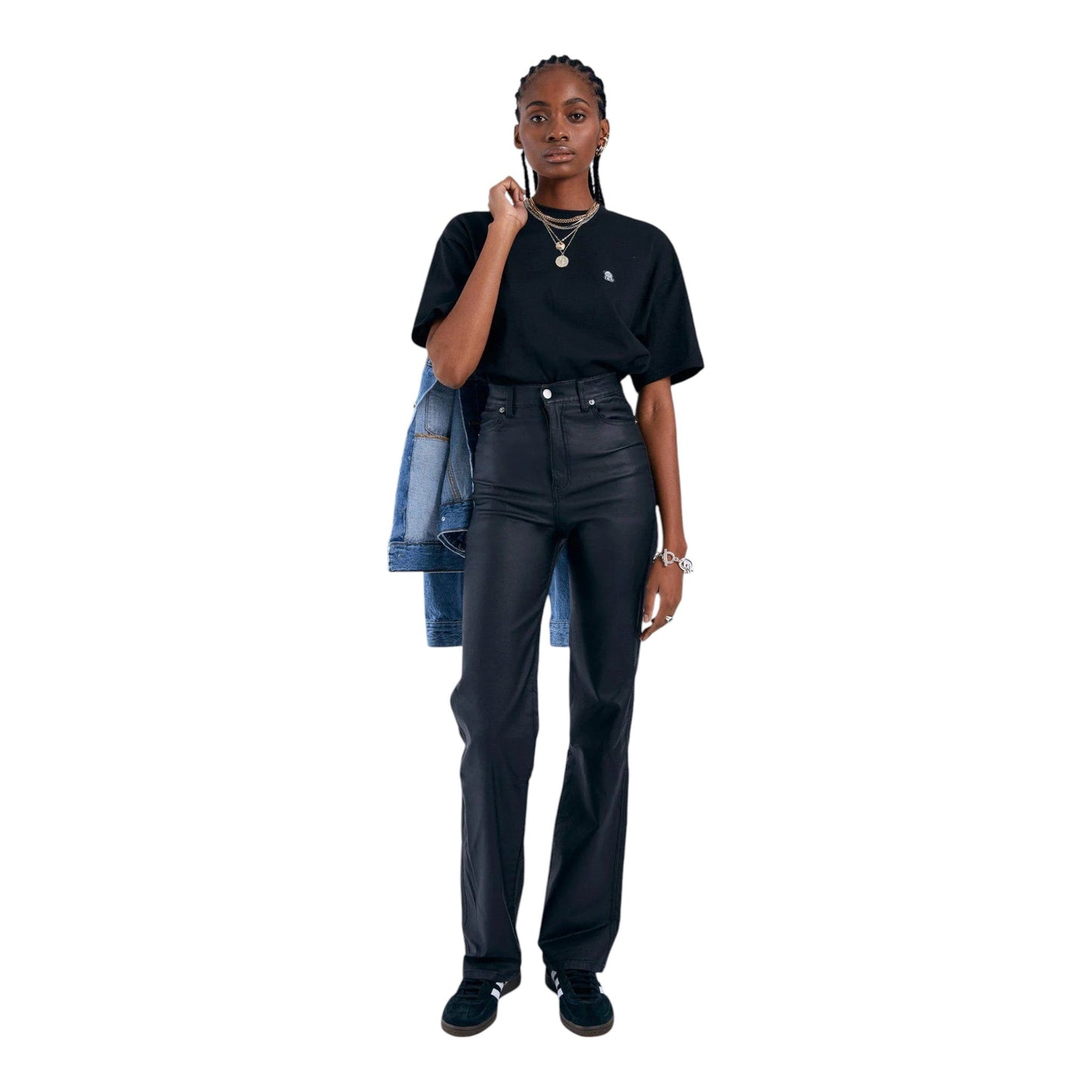 Jeans Dr.Denim Moxy Straight - Black Metal - Jeans di Dr.Denim | Francis Concept