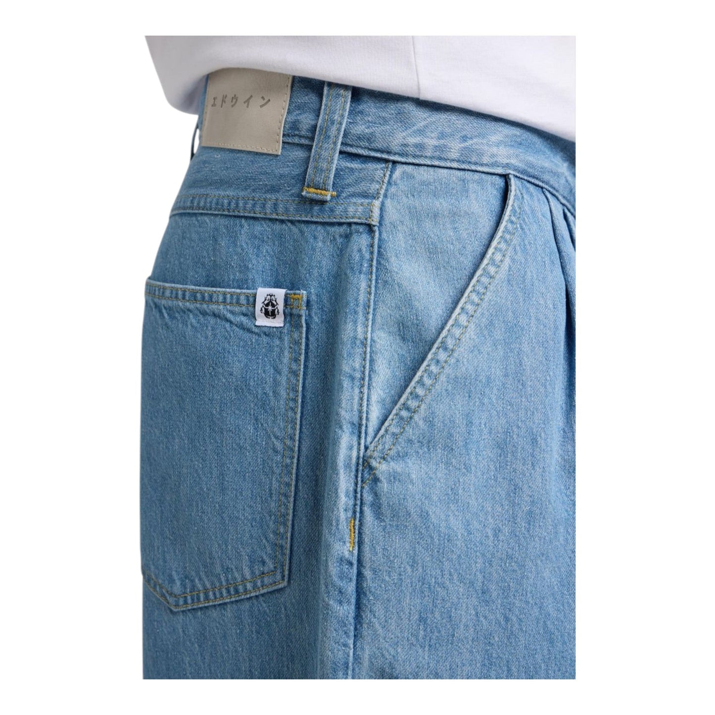 Jeans Edwin Bamba Pant - Heavy Bleach Wash - Pantaloni di Edwin | Francis Concept