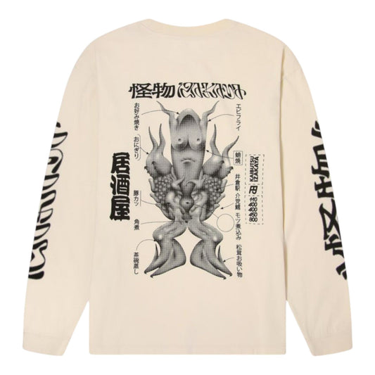 Longsleeve Edwin Kaibutsu Izakaya TS LS - Whisper White - T-Shirt di Edwin | Francis Concept