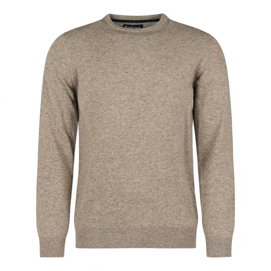 Maglione Barbour Essential Lambswool Crewneck - Fossil - Maglieria di Barbour | Francis Concept