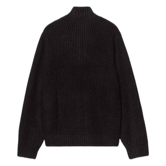 Maglione Carhartt Wip Detroit Half Zip Sweater - Black - Maglieria di Carhartt Wip | Francis Concept