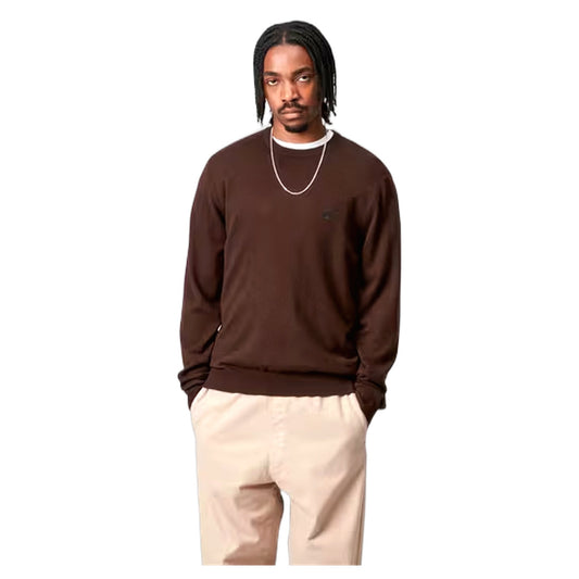 Maglione Carhartt Wip Madison Sweater - Palisander / Black - Maglieria di Carhartt Wip | Francis Concept
