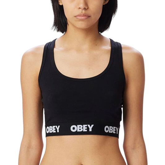 Obey Bralette 2 Pack - Black - T-Shirt di Obey | Francis Concept