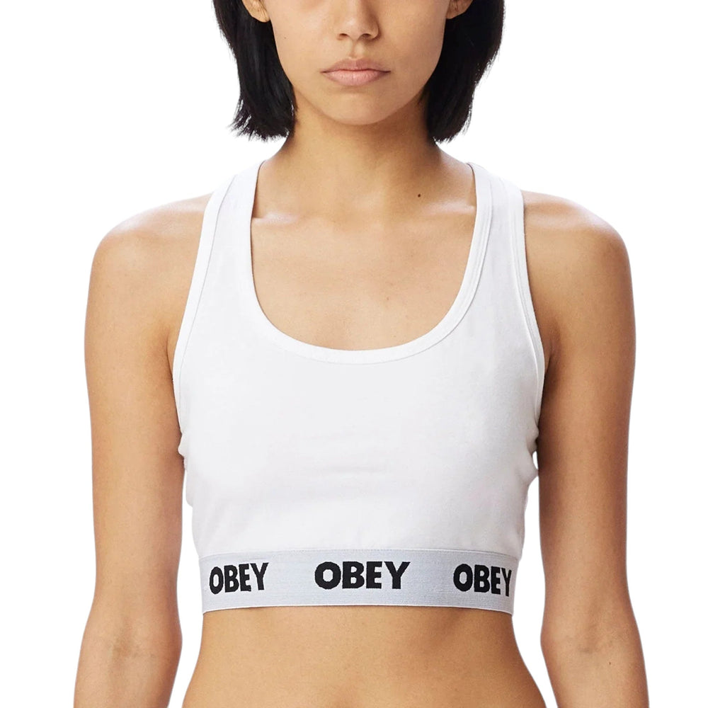 Obey Bralette 2 Pack - White - T-Shirt di Obey | Francis Concept