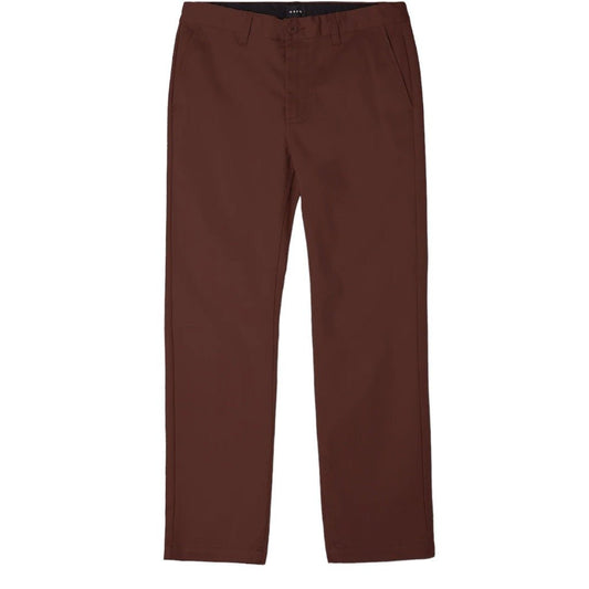 Obey Straggler Flooded Pants - Sepia Brown - Pantaloni di Obey | Francis Concept
