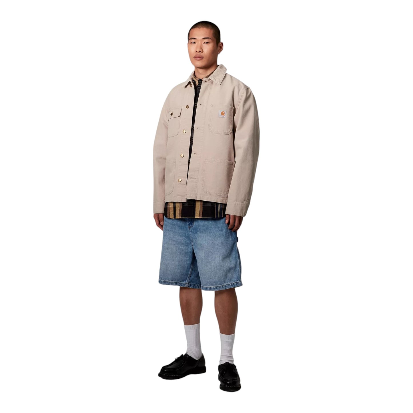 Carhartt Wip Og Single Knee Short - Blue Burst Washed Francis Concept