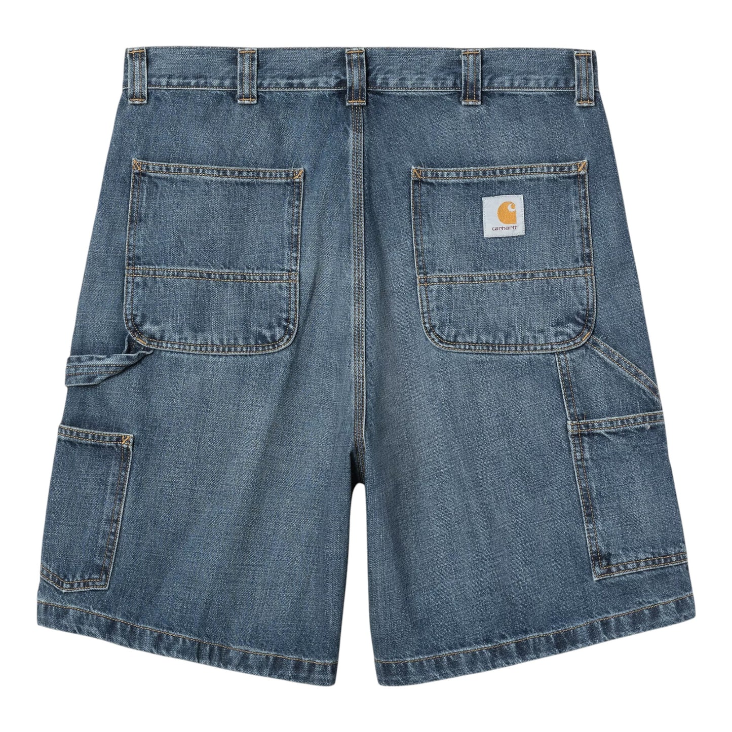 Carhartt Wip OG Single Knee Short - Blue Dark Used Wash
