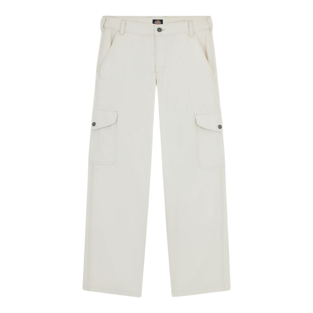 Pantalone Donna Dickies Cargo Duck Canvas - White - Pantaloni di Dickies | Francis Concept