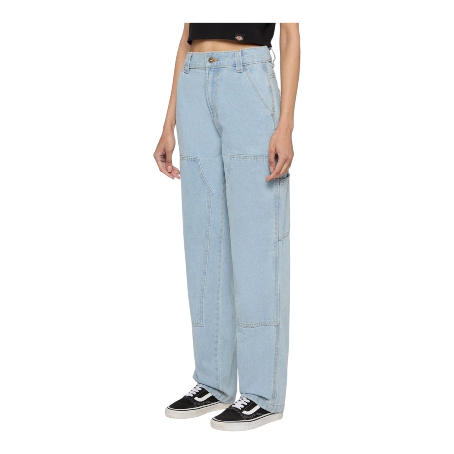 Pantalone Donna Dickies Madison Double Knee - Blue Vintage - Pantaloni di Dickies | Francis Concept